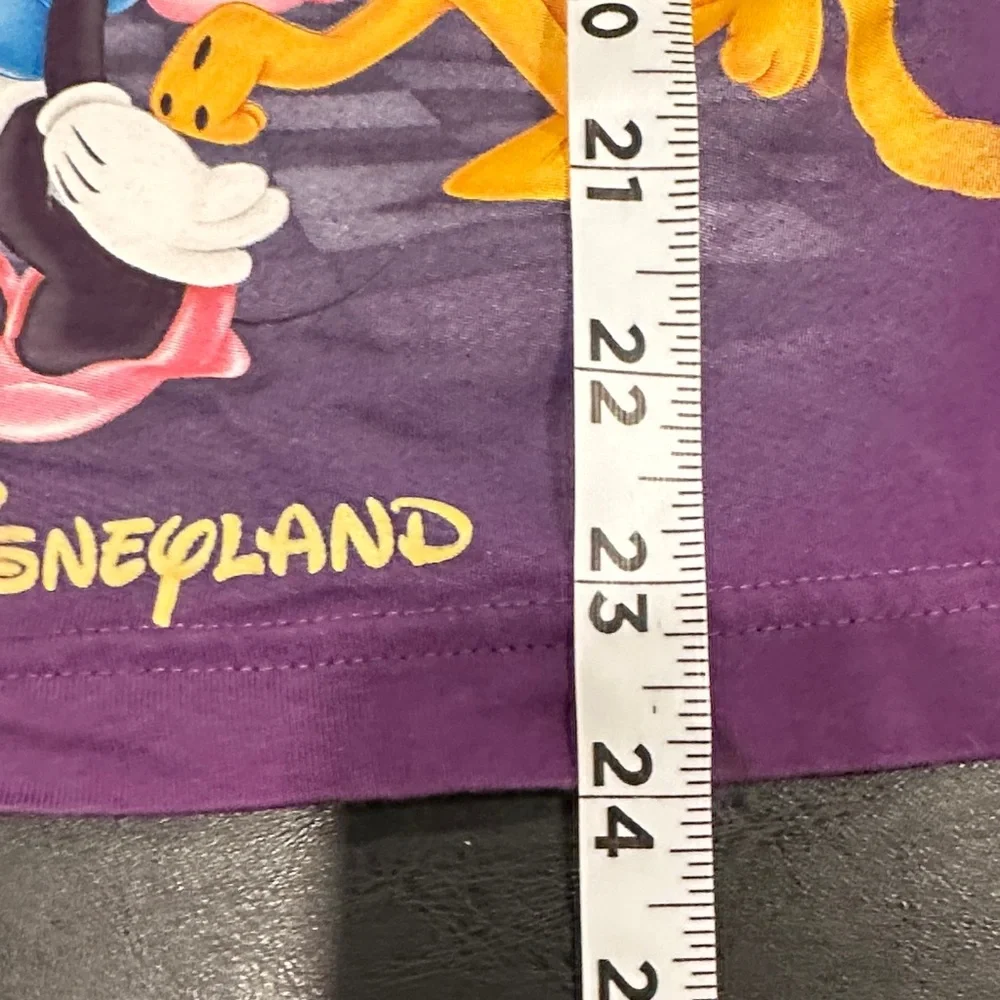 Disney Purple Tee with Hong Kong Disneyland Design